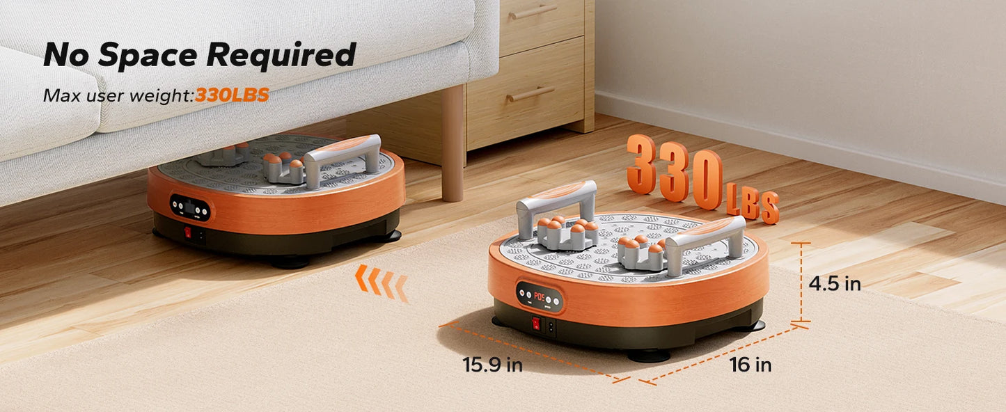 MERACH Vibration Plate Exercise Machine Vibration Plate Lymphatic Drainage Massager Whole Body Vibration Plate Helps Weight Loss